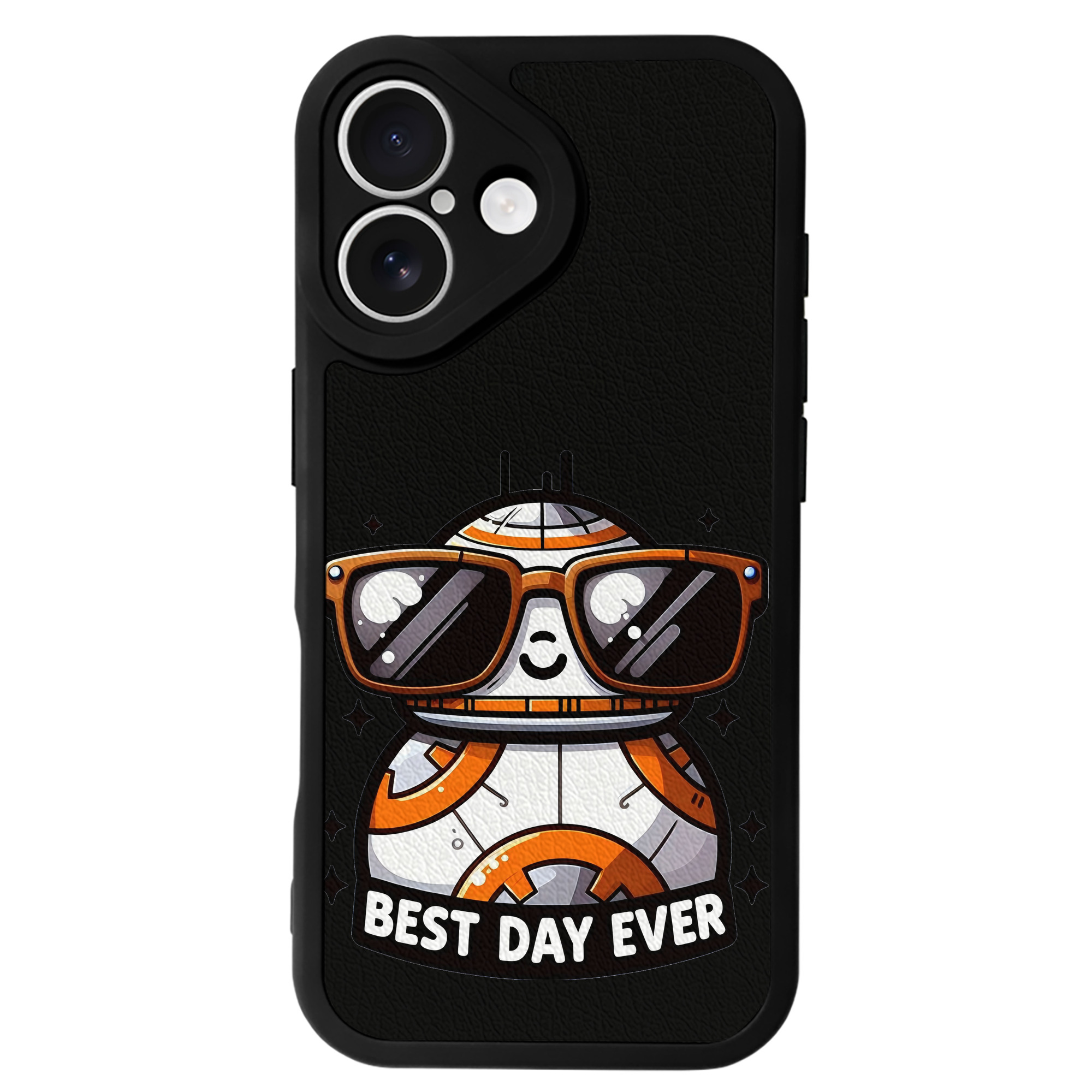 （画像用） スター・ウォーズ Star Wars 【iPhone 16シリーズ対応】シリコンスマホケース（レザー調） 材質：シリコン